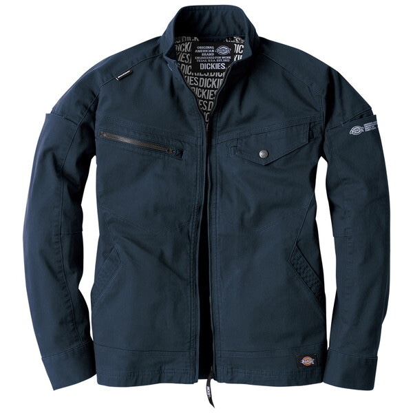 D2880 ネイビー SS ストレッチジャケット