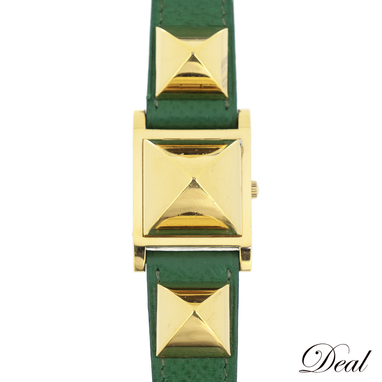 エルメス メドール ホワイト文字盤 レディース 腕時計