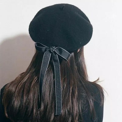 【被宝園】可愛くて脱げないベレー帽/ブラック 14-iber0093-z1w1x.jpg?fitin=