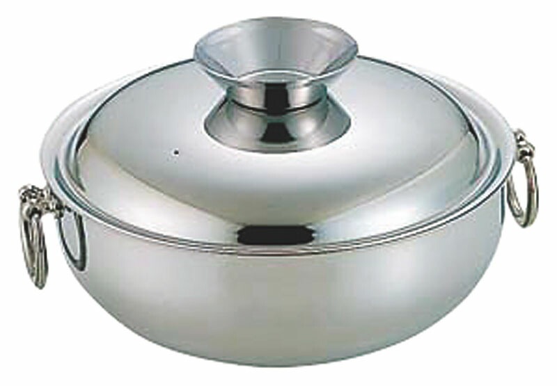 和田助製作所 SW 電磁 しゃぶしゃぶ鍋 ステンレス柄 30cm