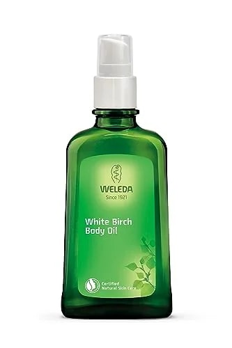 ホワイトバーチ ボディオイル 100mL 肌の引き締めケア ボディマッサージ用オイル 保湿 乾燥肌 敏感肌 肌のざらつき 白樺エキス グレープフルーツの香り 天然由来成分 オーガニック