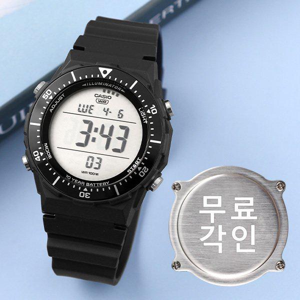 無料刻印 AE-1700H-1A 軍人スポーツ男性ウレタン時計 d
