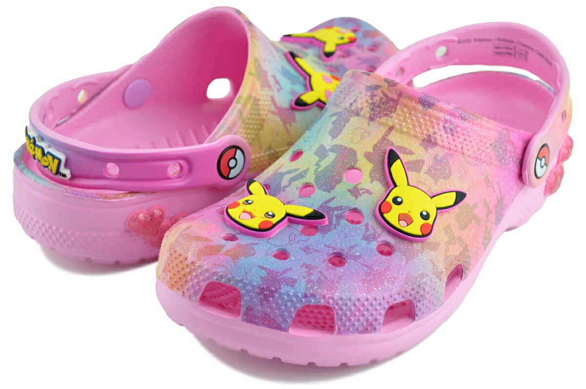 ピカチュウ ピンク クラシック クロッグ キッズ 211229-90h
