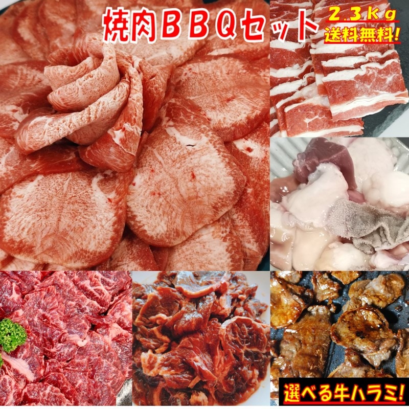 牛タン 塩タン 薄切り 焼き肉 焼肉セット 焼肉 バーベキュー 食材 バーベキュー 肉 焼肉セット 牛バラ 牛カルビ 牛ハラミ タレ漬けハラミ ホルモン 肉 牛丼 牛肉 熨斗 2.3kg