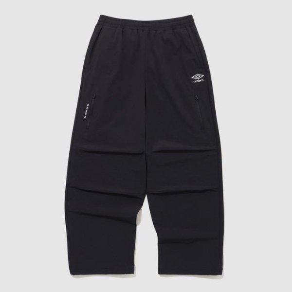 パンツ KQF UQ121SPT12-BLK ブロテクトジッパーカーゴストレートパンツ BLACK