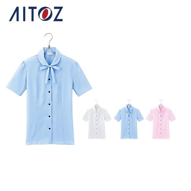 AZ-HCB2960 アイトス 半袖ブラウス 作業着 作業服 オフィス ユニフォーム メンズ レディース