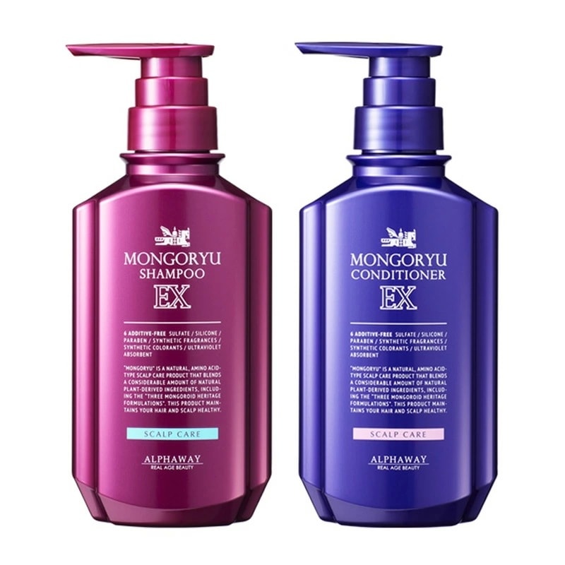 (2本セット)モンゴ流 シャンプー EX 350ml or リペアコンディショナー EX 350ml