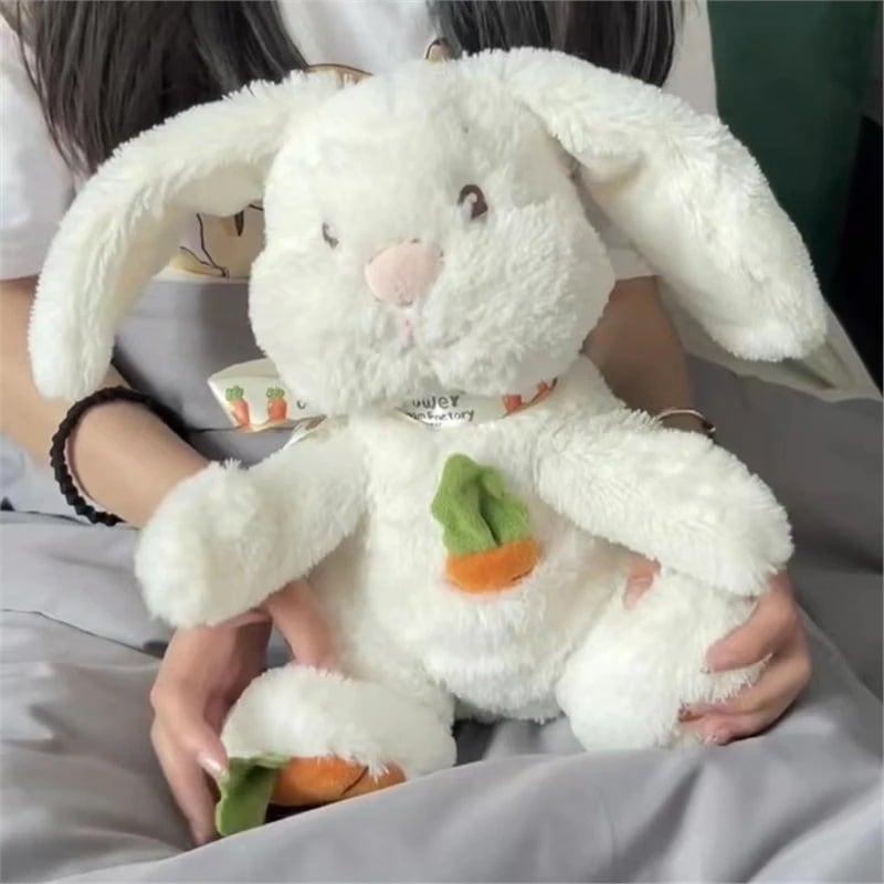 母の日ニンジンウサギの電動ぬいぐるみかわいいウサギが歌う録音早教益智児童の赤ちゃんぬいぐるみ