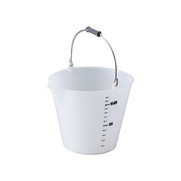 （まとめ）TRUSCO ソフトバケット 14Lナチュラル TSB-14NR 1個[x10セット]