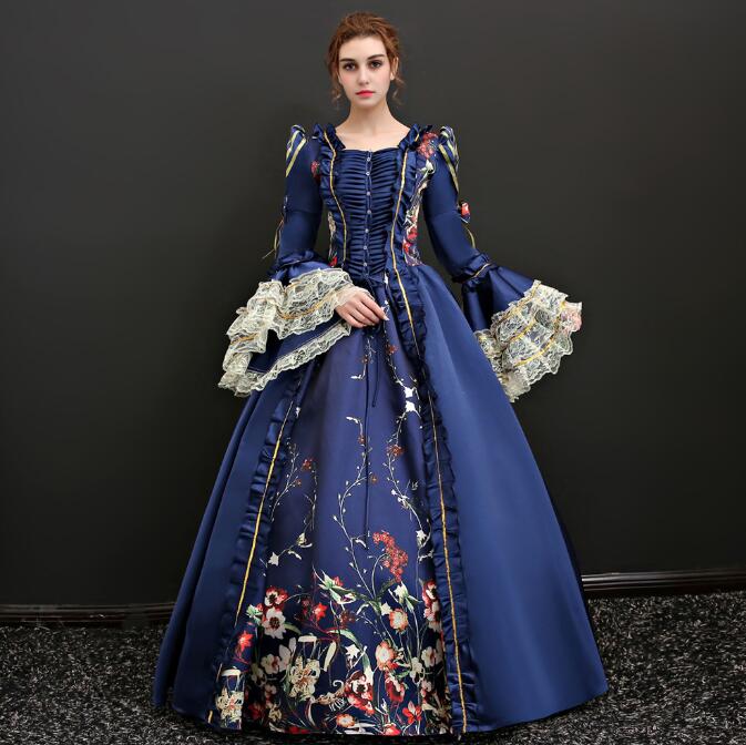 宮廷 パーティードレス プリンセスドレス コスプレ 仮装 変装 イベント ダンス クリスマス ハロウィンドレス 貴族衣装 ステージ演出服 高級感 ロングドレス 舞台 ジュリエット カラードレス 演劇