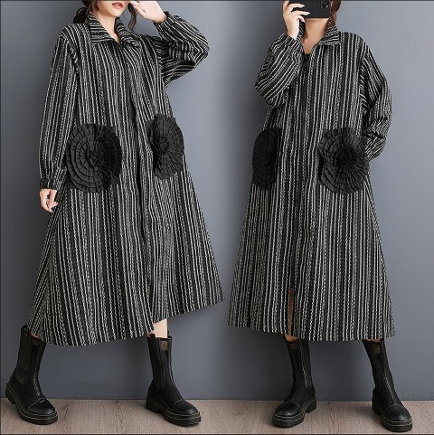 夏の新着商品 ロングワンピース 長袖 個性派 ユニーク 花柄 ゆったり シンプル カジュアル レディース【大きいサイズ レディース 春夏 結婚式 きれいめ タイト フォーマル 大人 チュニック o