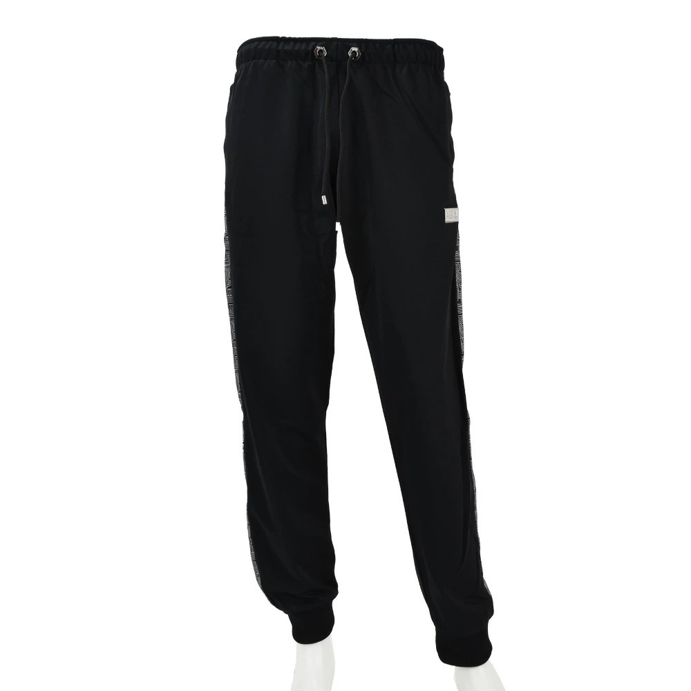 ボーラー ジャージ メンズ トラックパンツ ウエストゴム メタルロゴ ロゴテープ ブラック 黒 BALR. JASPER TRACK PANTS【b14121017blk】