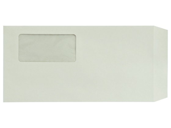 【激安大特価！】  窓付封筒 長3グレー 80g／m2　 1000枚 ツバメ工業 H80-N3ｸﾞﾚｰW 紙製品・封筒