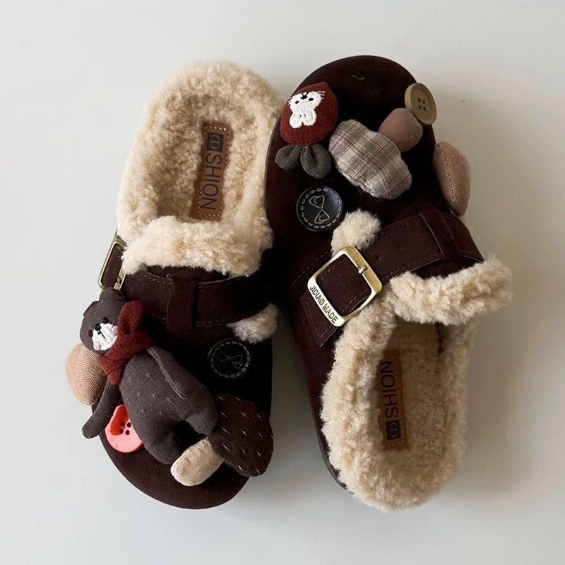 爆裂超特価10個セット かわいいスニーカー2026冬厚底スエードの毛足靴冬は木綿靴の外に半スリッパを履く 243,207円