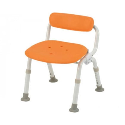 シャワーチェア ユクリア コンパクト腰当付おりたたみN PN-L40921D オレンジ 351015 S0824