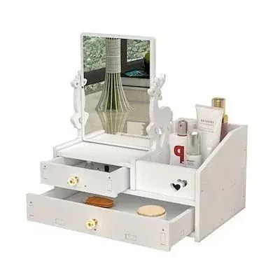 【1つ買うと10個】ネットの赤い化粧品の収納箱は鏡の引き出し式のデスクトップを持って化粧台のスキンケアの口紅のアクセサリ3616146146ドレッサー
