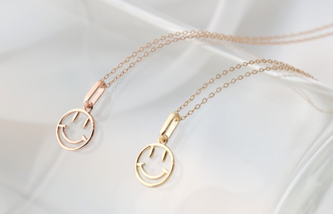 14kスマイルネックレス 9,360円