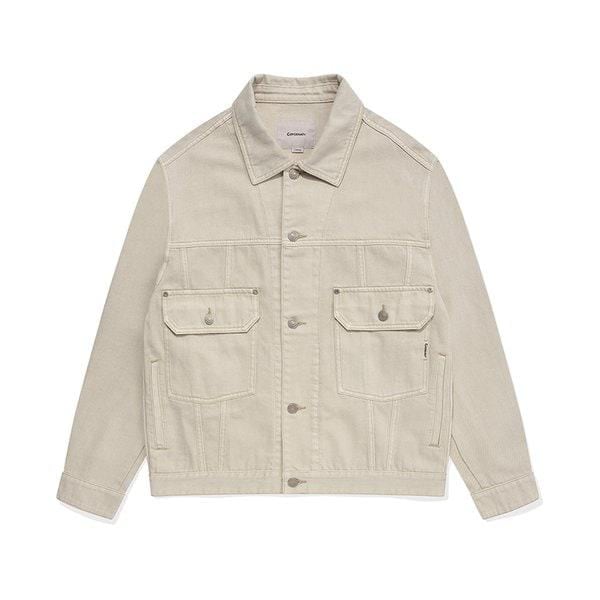[通常価格: 189,000ウォン] デニムトラッカージャケット アイボリー CO2401JK07IV