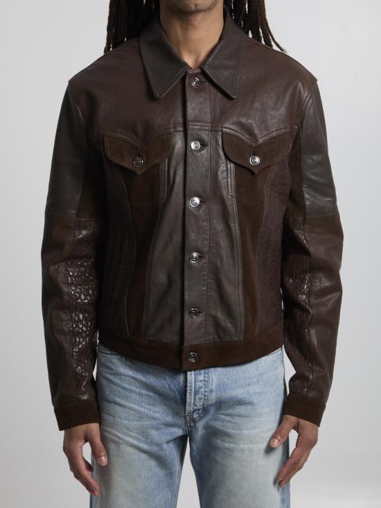 VERSACE Men Coats & Jackets 1024208 BROWN