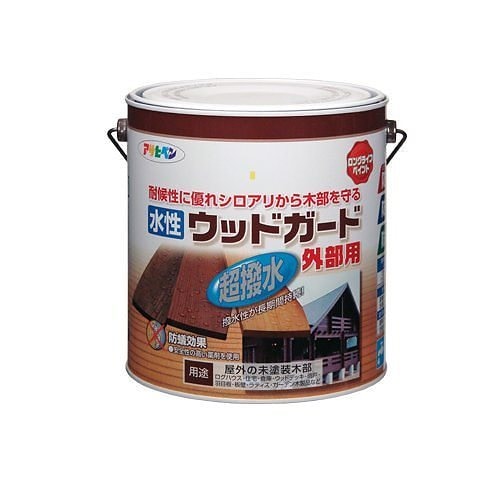 （まとめ買い）水性ウッドガード外部用 チーク 3L [x3缶セット] 17,533円