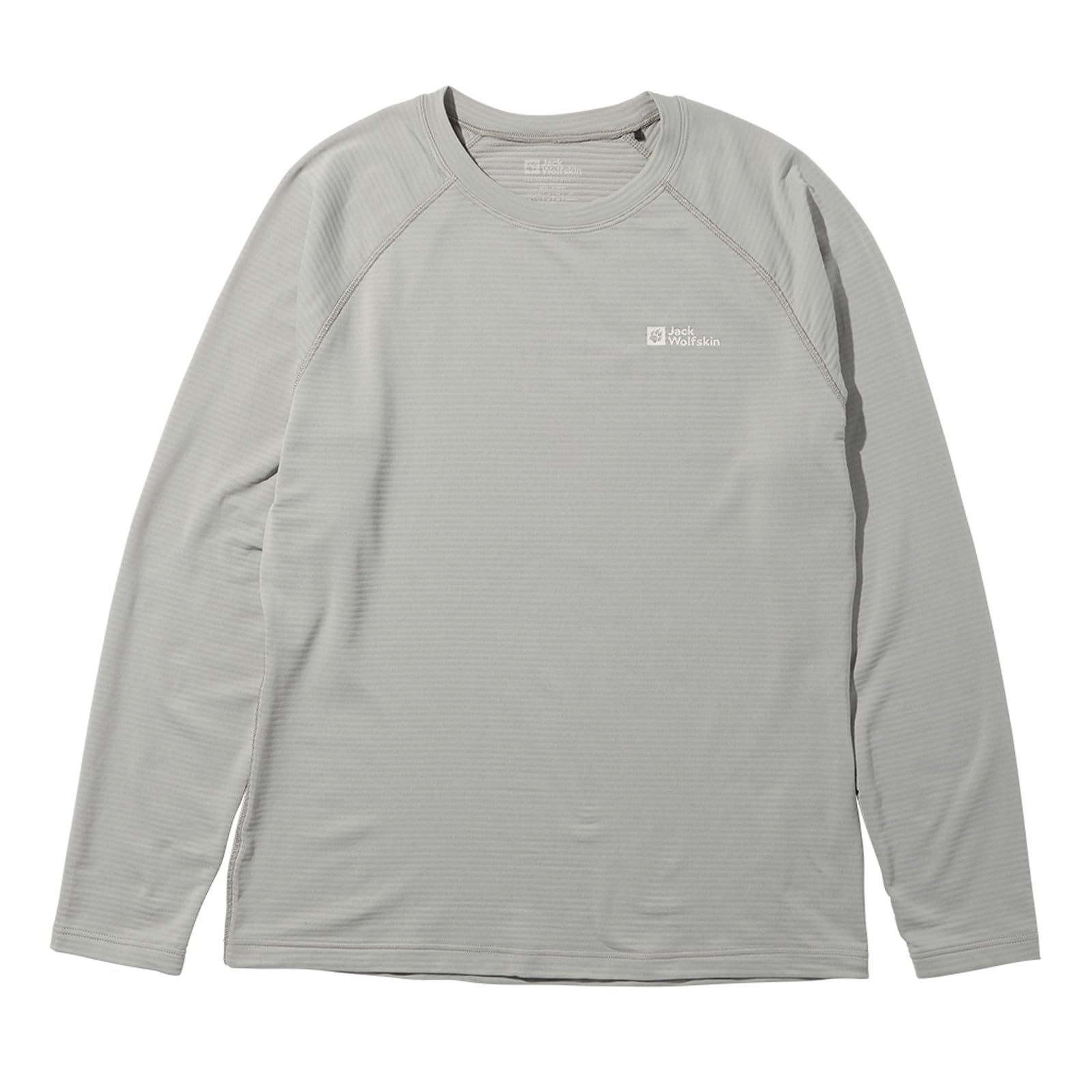[ジャックウルフスキン] 長袖 クルーネックシャツ (TEXADRI:吸湿速乾・透湿) [ A60322A / ASIA INFINITE WARM LS M ] インナー メンズ rainstorm