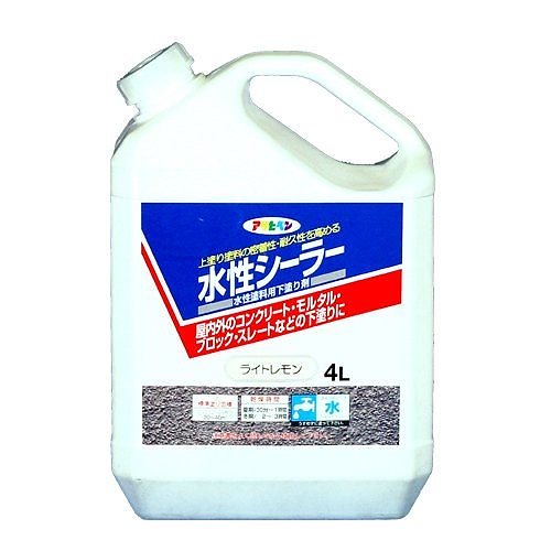 水性シーラー ライトレモン 4L 4,966円