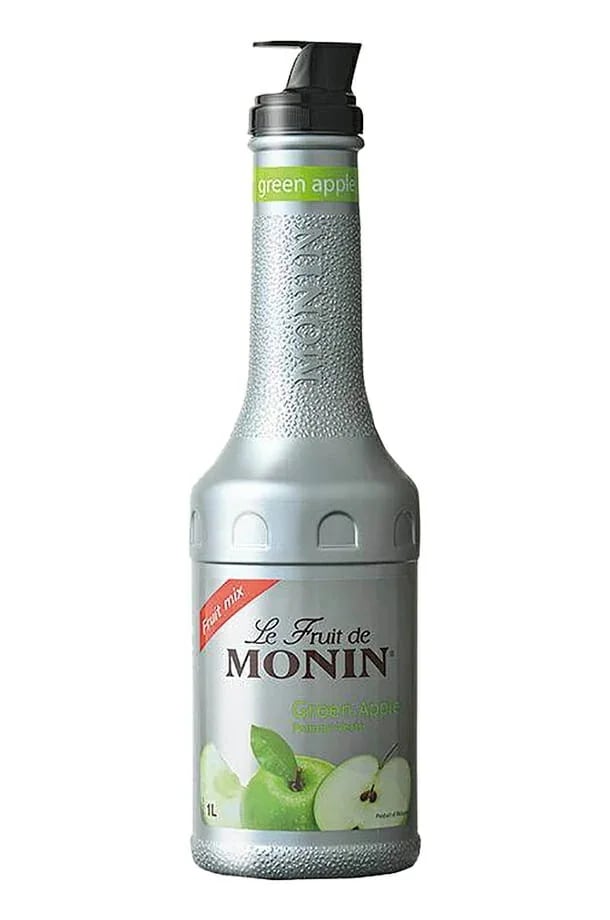MONIN モナン グリーンアップル フルーツミックス ペット 1000ml 1L8本【ご注文は8本まで同梱可能】ノンアルコール シロップ