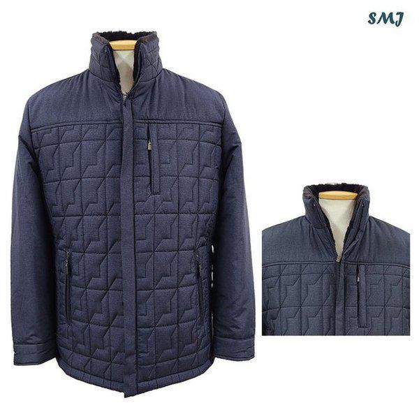 SMJ1603 刺繍保温パッド入りファージャケット 中年男性用冬ジャケット