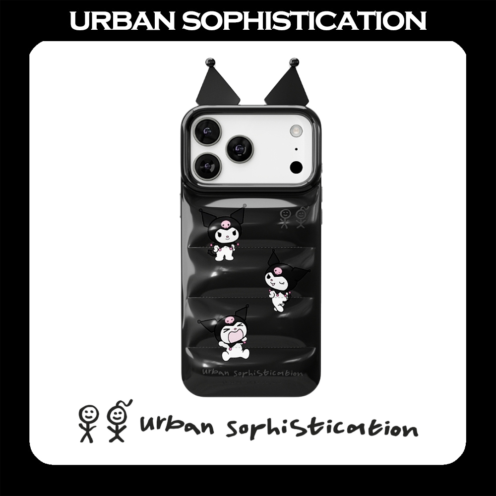 The Puffer Case - Crying Kuromi