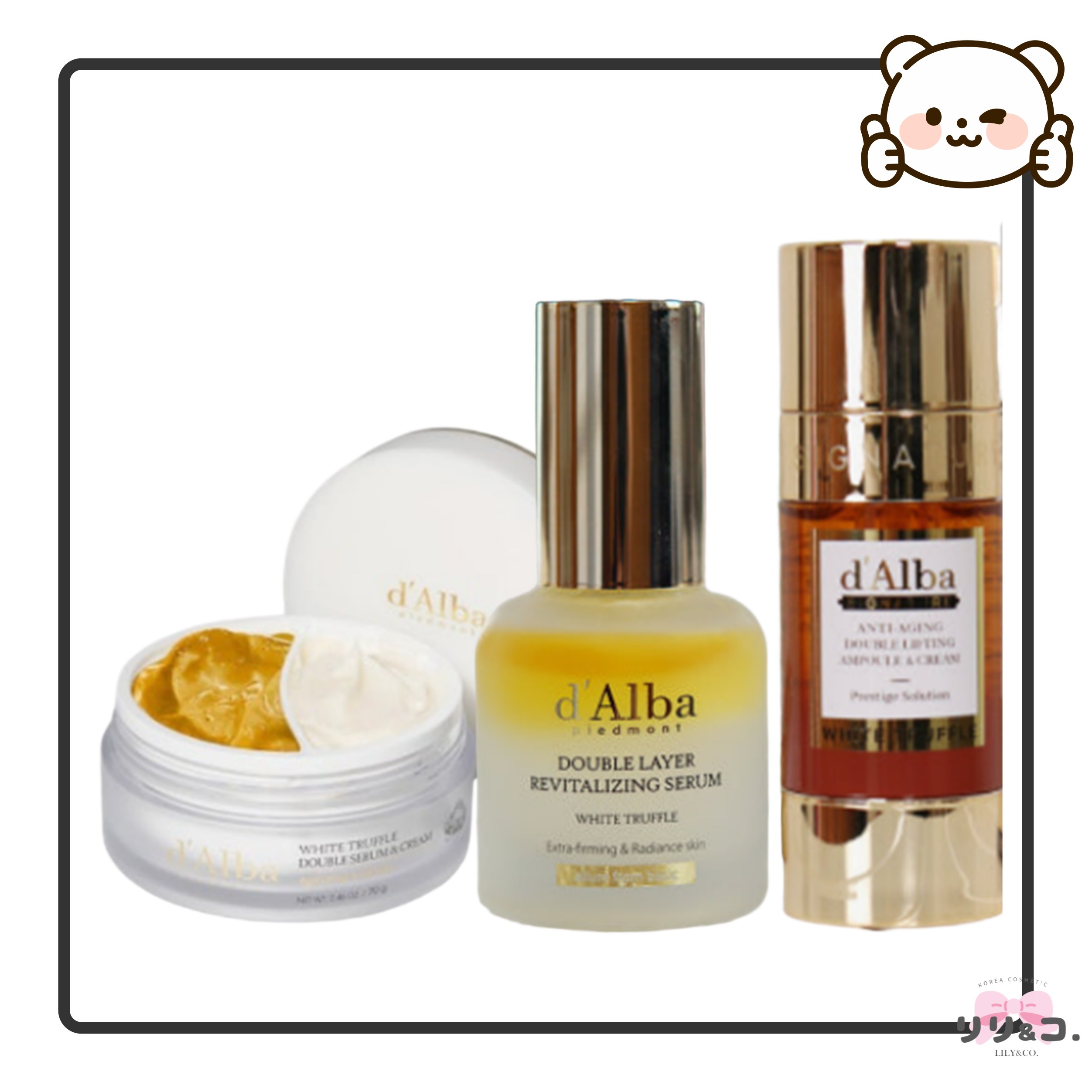 [プレミアムセット] 12%アンプル 70mL+ダブルレイヤー リバイタライジングセラム30ml+ホワイトトリュフダブルセラムアンドクリーム 70g 保湿 水分 モイスチャー 透けツヤ肌
