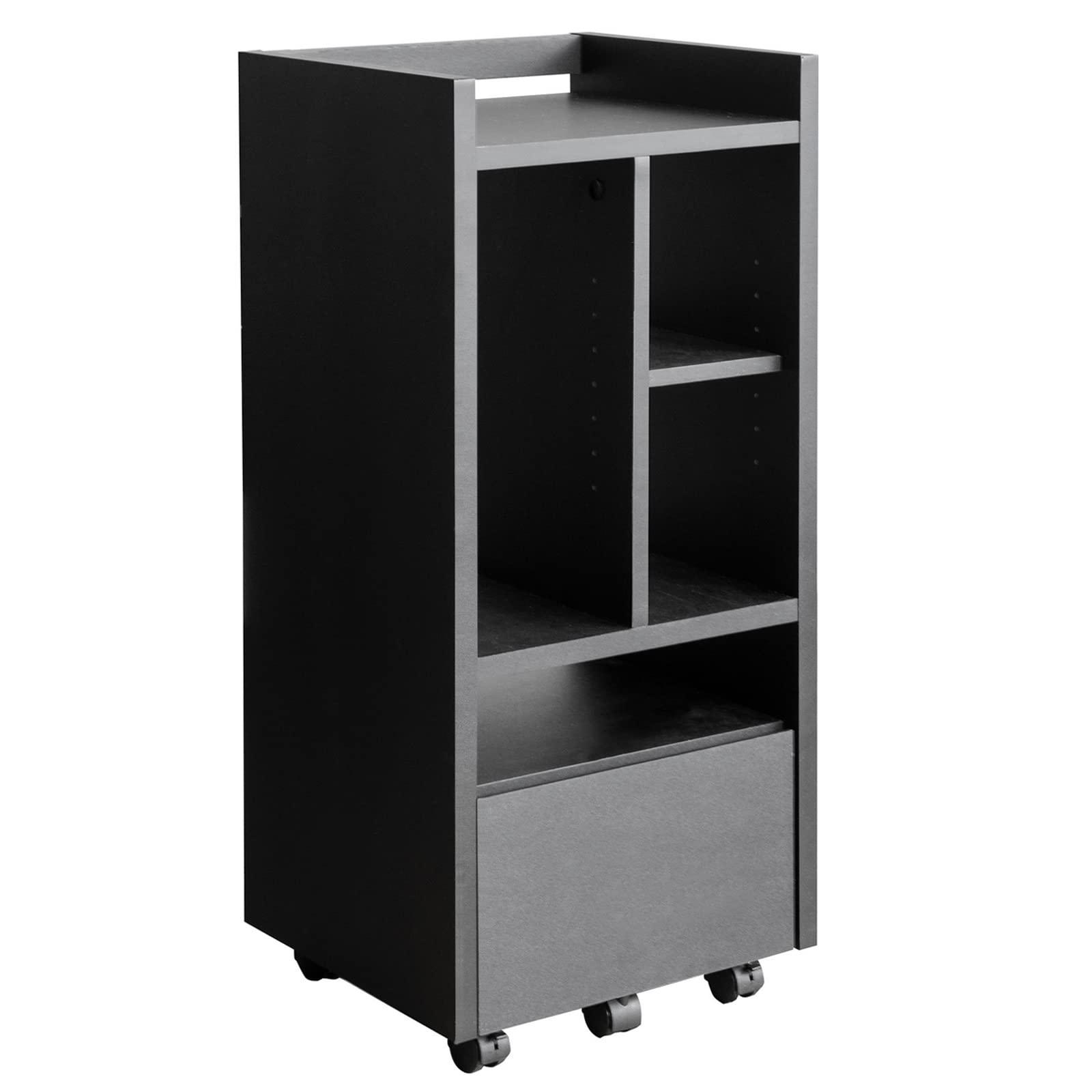 宮武製作所 ゲームラック REGABO(レガボ) PS5対応 幅38.5×奥35×高さ90 ゲーム機やソフトをまとめて収納できる GRK-001 BK ブラック