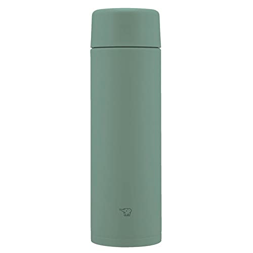 象印マホービン(ZOJIRUSHI) 水筒 シームレスせん 480ml スクリュー ステンレスマグ マットグリーン せんとパッキン一体化 お手入