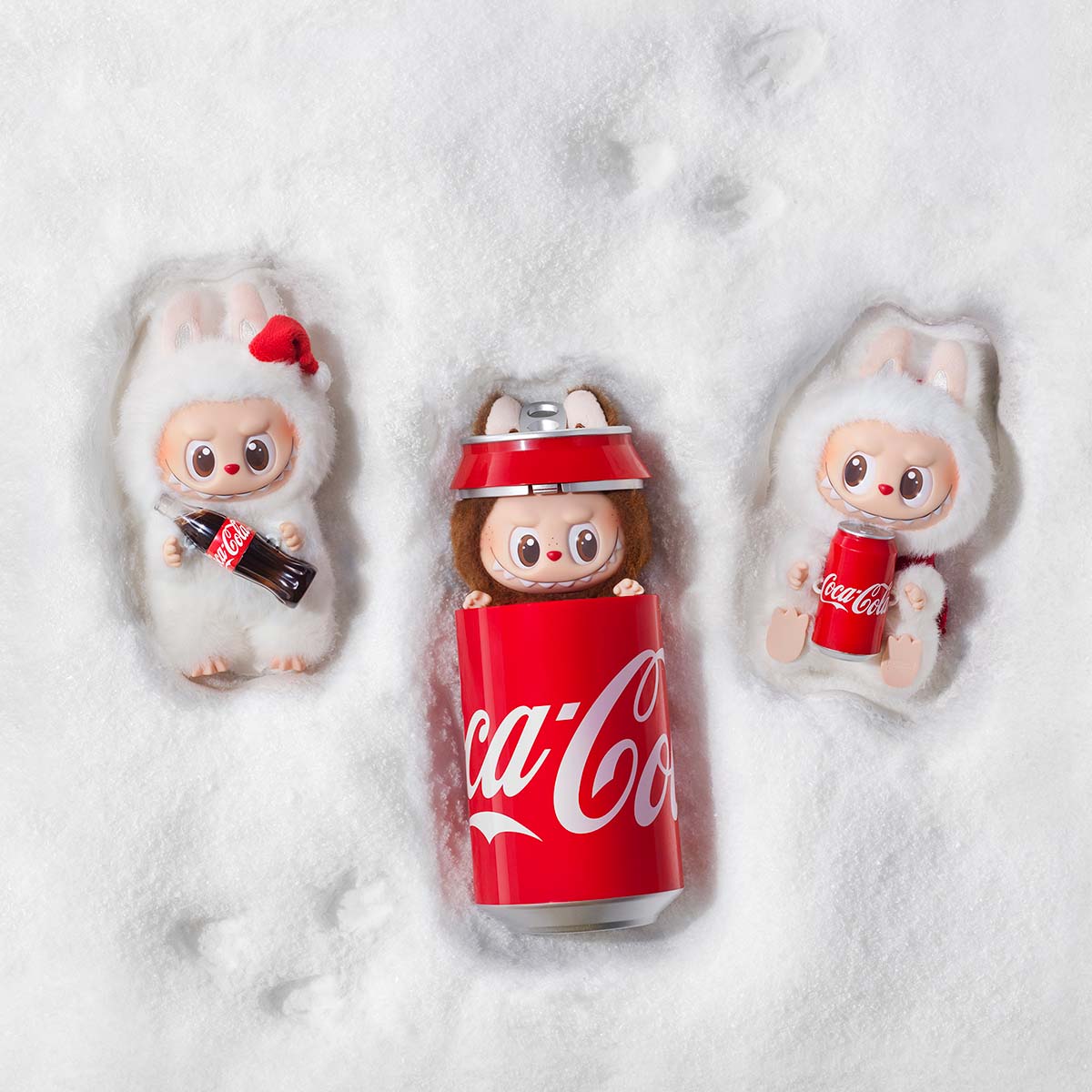 公式正規品 POP MART ラブブ THE MONSTERS コカ・コーラ らふぶ ぬいぐるみブラインドボックス ガチャポン