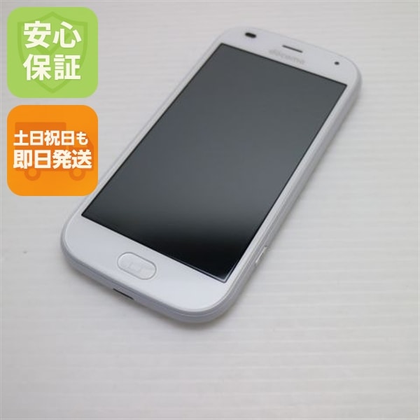 新品同様 F-42A らくらくスマートフォン ホワイト 白ロム 富士通 83