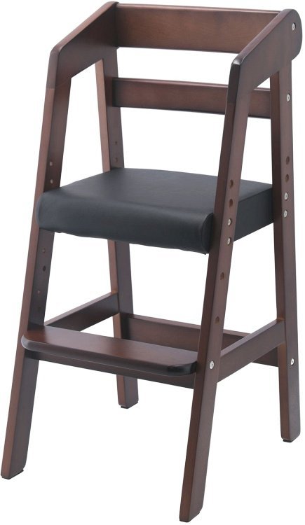 ベビーチェア おしゃれ 木製 グローアップチェア ダークブラウン