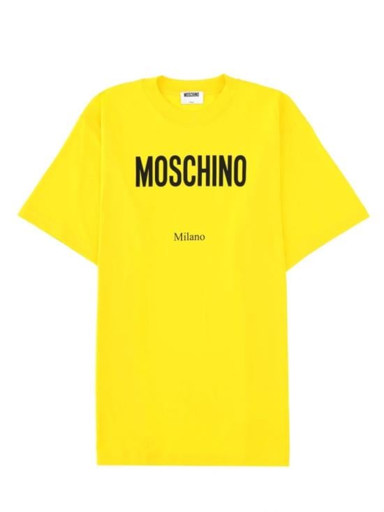 MOSCHINO Men T-Shirts 07130241 1027 Yellow