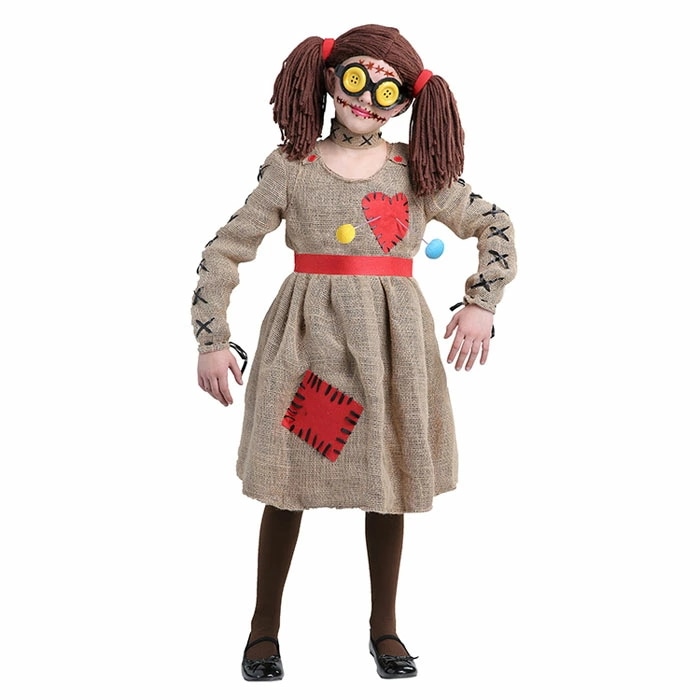 短纳期ハロウィン 衣装 キッズ 案山子 子供 傀儡 巫女 ハロウィン 仮装 舞台 ステージ コスチューム パーティー イベント コスプレ衣装 ハロウィン コスプレ衣装 ハロウィーン コスプレ 仮装 万