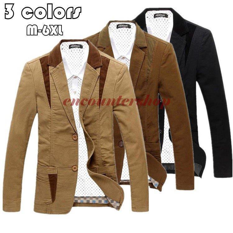テーラードジャケット メンズ ブレザー 切り替え スーツ 長袖 ビジネススーツ 紳士用 通勤 アウター jacket 細身 春秋 カジュアルスーツ 3色 20代30代40代
