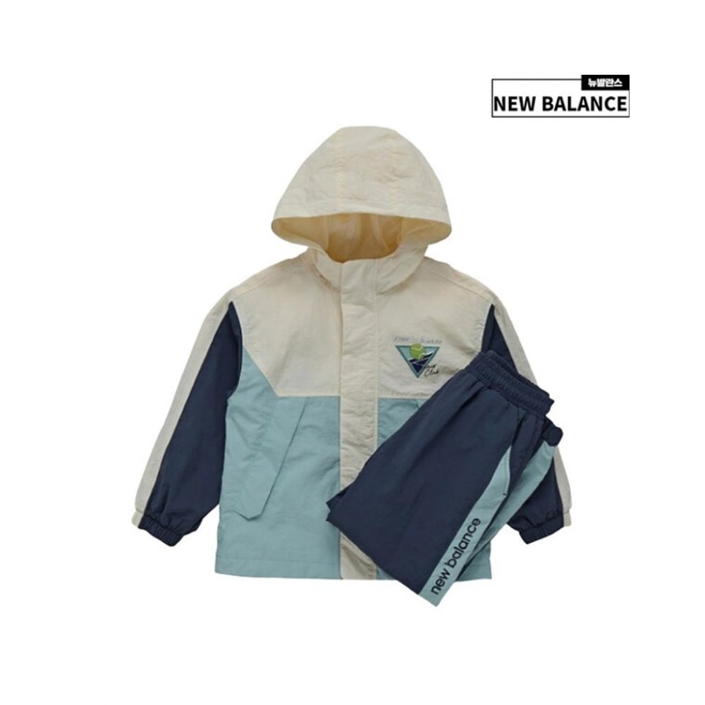 ニューバランスキッズスポーツクラブカラーマッチングウーブントレーニングセット NK9YD1201U-84