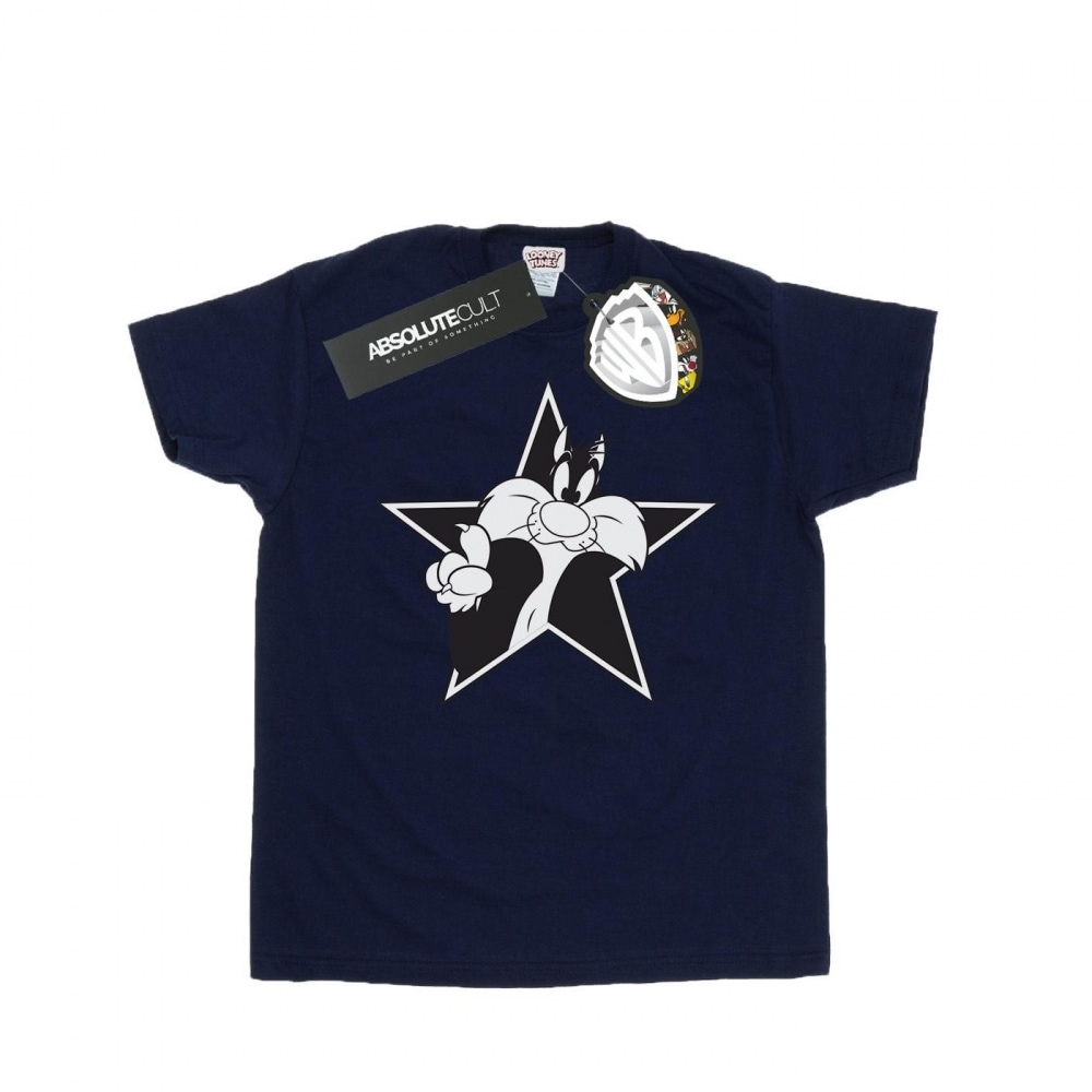 (英国より直送) ルーニーテューンズメンズシルベスターモノスター Tシャツ