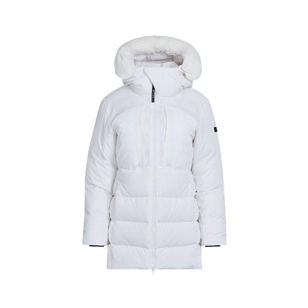 女性キルティングミッドダウンパディング FM1SPJWCNDJ355W-WHT