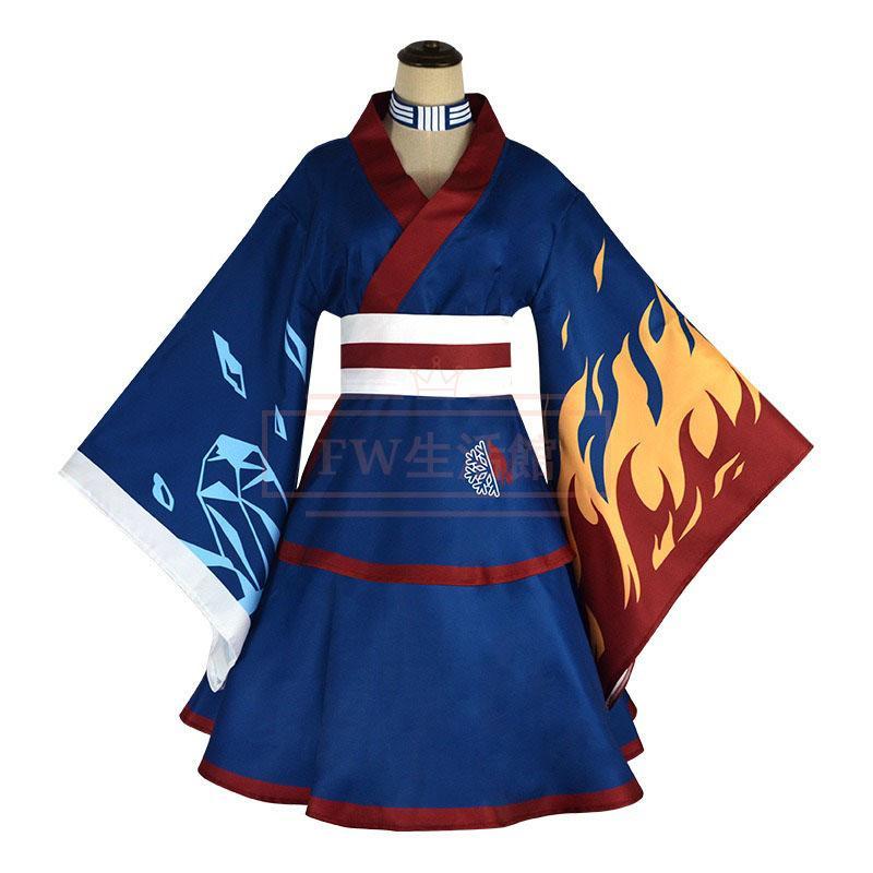 【新品開催 即納】僕ヒーローアカデミアトガヒミコ 轟焦凍着物コスプレ衣装 コスチューム cosplay イベント 演出服 アニメ変装