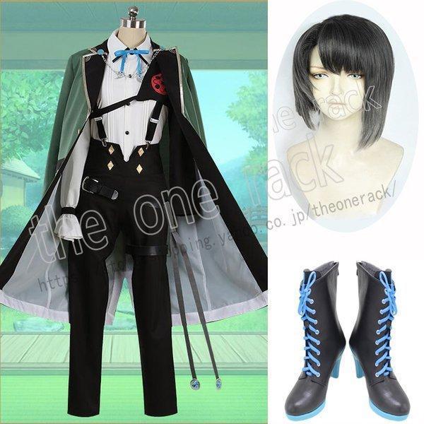 【2026新品限定】 松井江 コスプレ衣装 ウィッグ 靴 男女用サイズ コスチューム アニメ ゲームパーティー イベント 仮装刀剣乱舞