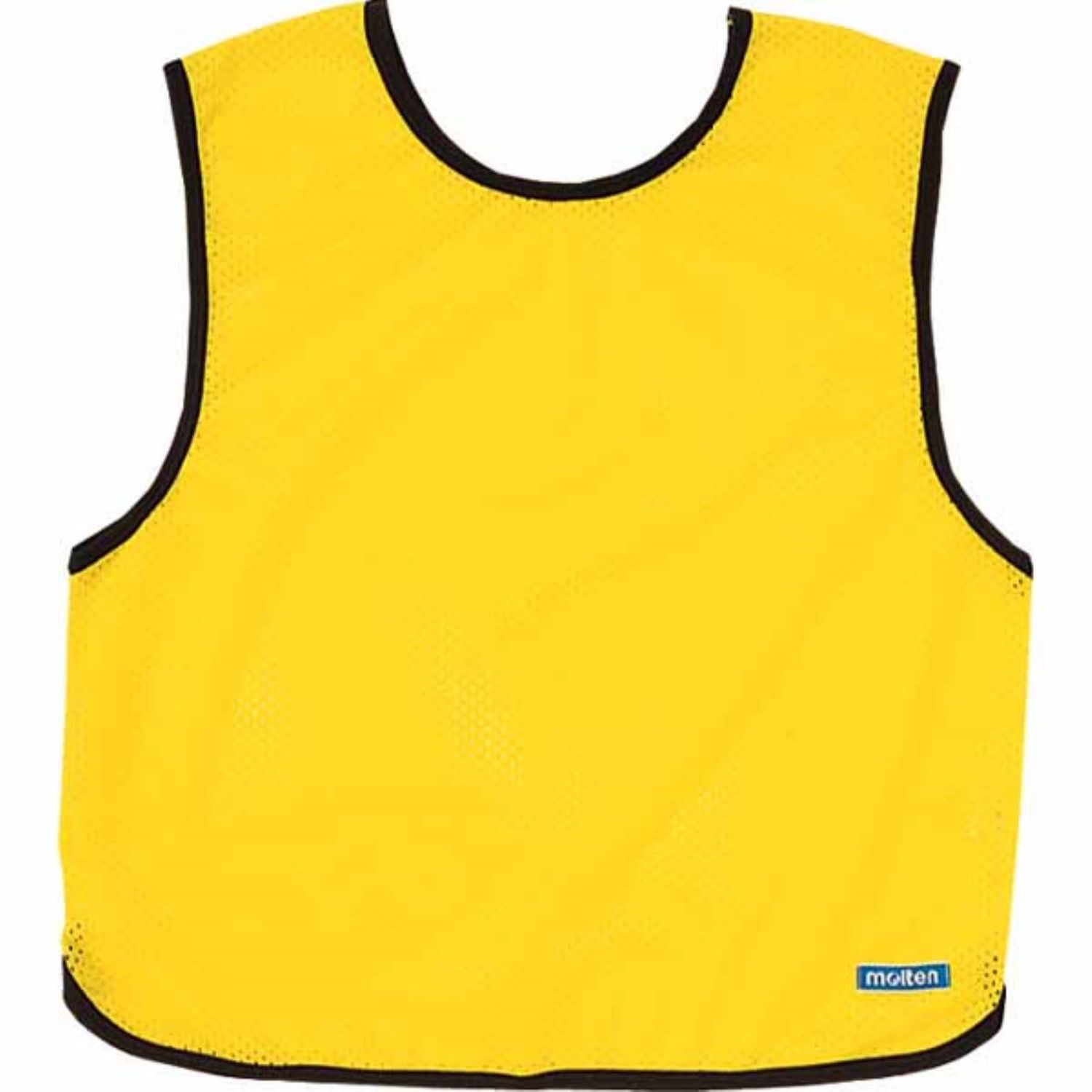ジュニア用 ゲームベストジュニア10枚セット 無地ノ10枚セット 黄 取り寄せ品