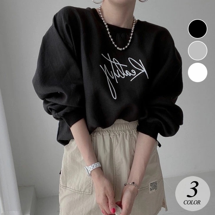 【2025新作 急速出荷】スウェット トレーナー パーカー レディース 秋冬 きれいめ トップス Tシャツ 春 秋 プルオーバー トップス ロゴTシャツ スウェットシャツ ジャージ ゆったり おし 4,970円