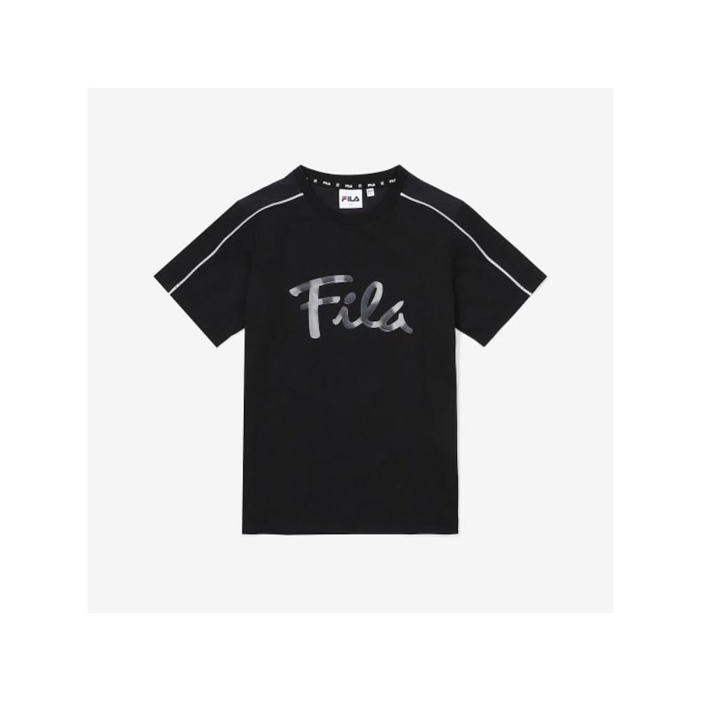 [FILA KIDS] ビッグロゴファンクショナル T シャツ (FK2RSF2501X_BLK) Q0ZFK2RSF2501XBLK