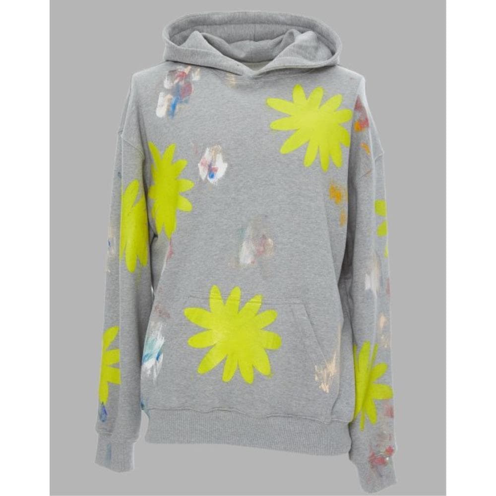 THE MUSEUM VISITOR FLOWER PAINTED HOODY 06222