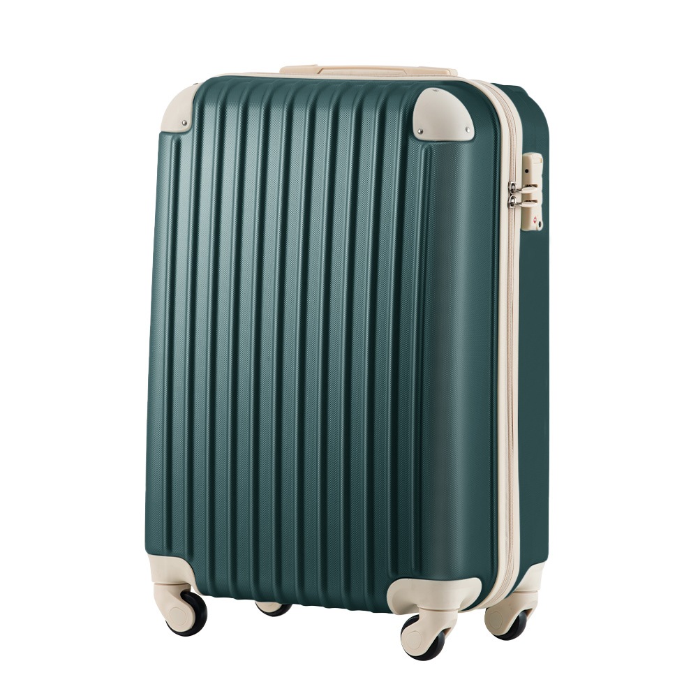 SSサイズ 機内持ち込み キャリーケース スーツケース キャリーバッグ TSAロック搭載 小型 2日 3日GG3817 Dark Green ABS+PCG33