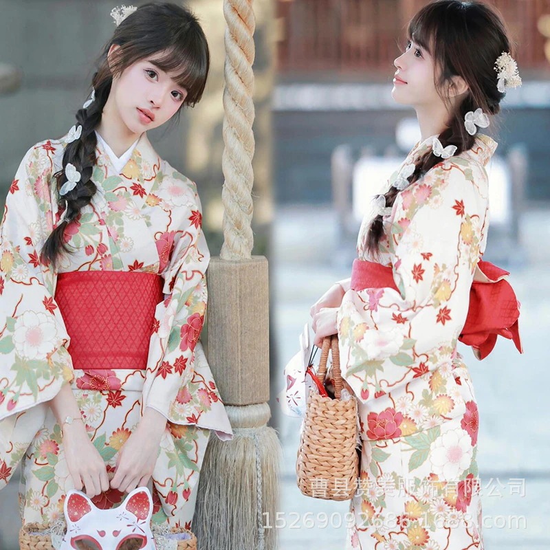 浴衣セット ゆかた 大人用 浴衣 レディース 花柄 和服 浴衣 女性用 コスム 浴衣 可愛い 平織り きれいめ フリーサイズ