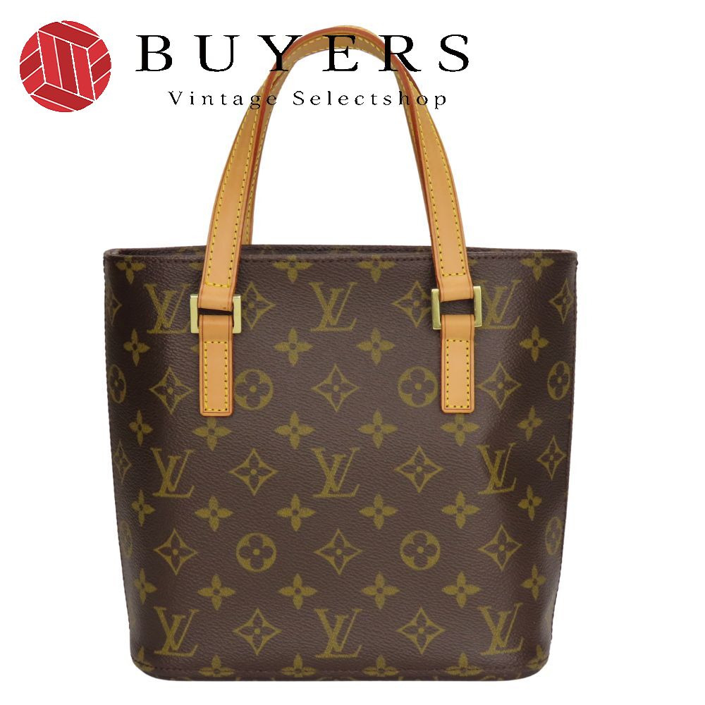 中古 ハンドバッグ ヴァヴァンPM M51172 モノグラム ヌメ革 ブラウン ゴールド金具 カジュアル 普段使い レディース 女性